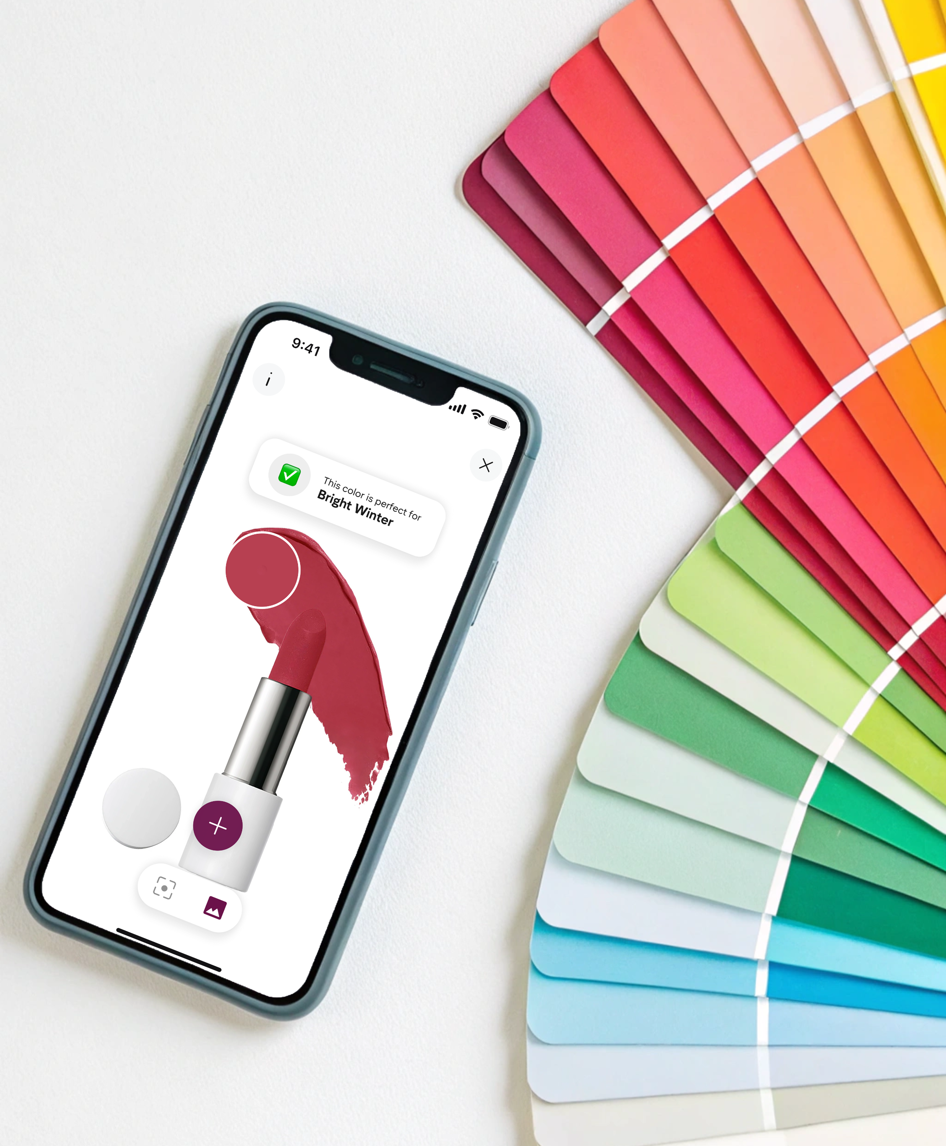Color palette and phone